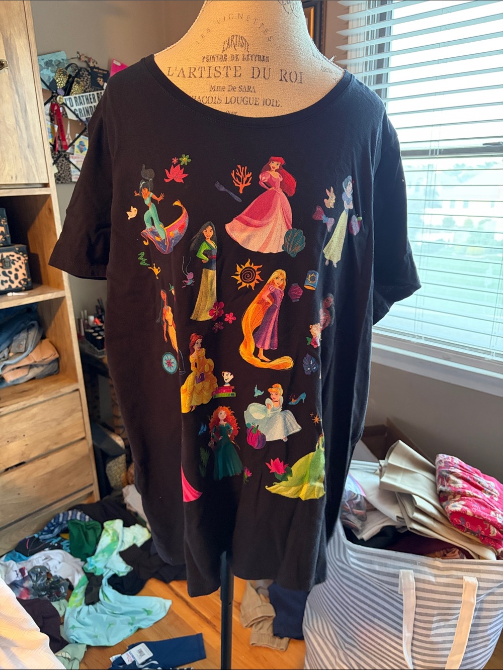 Black Disney Princess Graphic Tee - 4X